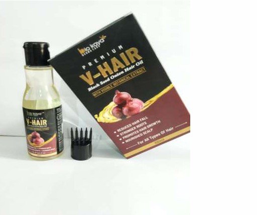 V HAIR BLACK SEED ONION HAIR OIL